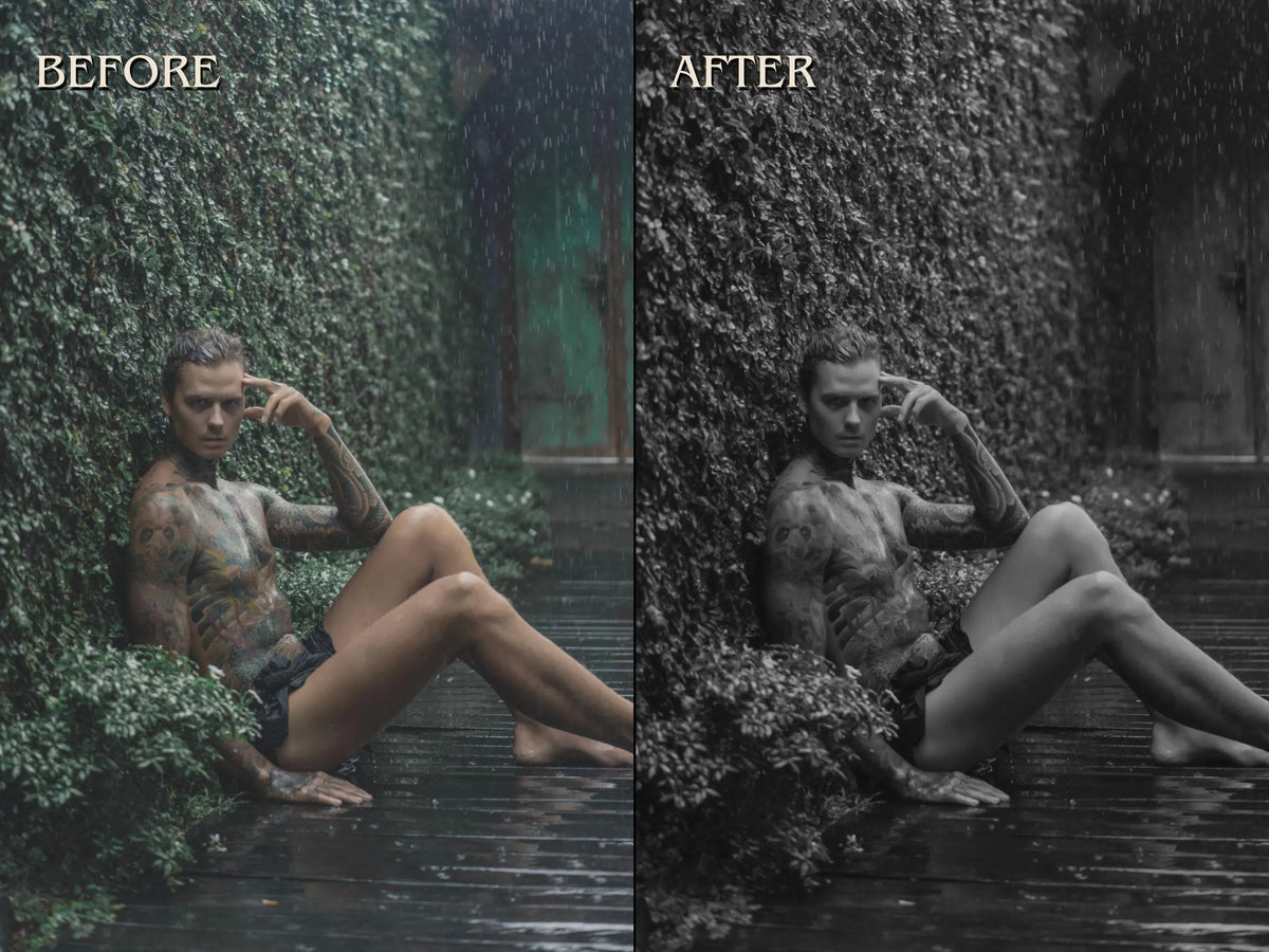 40+ BLACK&WHITE Lightroom Presets (Mobile & Desktop)