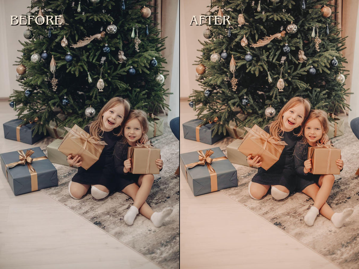 40+ CHRISTMAS Lightroom Presets (Mobile & Desktop)