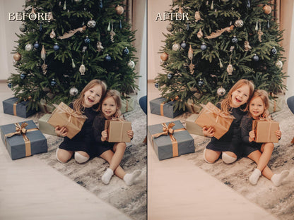 40+ CHRISTMAS Lightroom Presets (Mobile & Desktop)