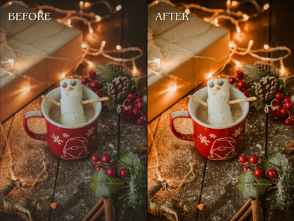 40+ CHRISTMAS Lightroom Presets (Mobile & Desktop)