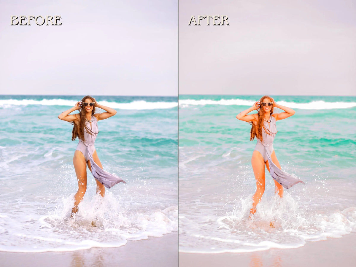 30+ BEACHY Lightroom Presets (Mobile & Desktop