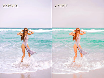 30+ BEACHY Lightroom Presets (Mobile & Desktop