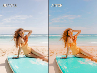 30+ BEACHY Lightroom Presets (Mobile & Desktop