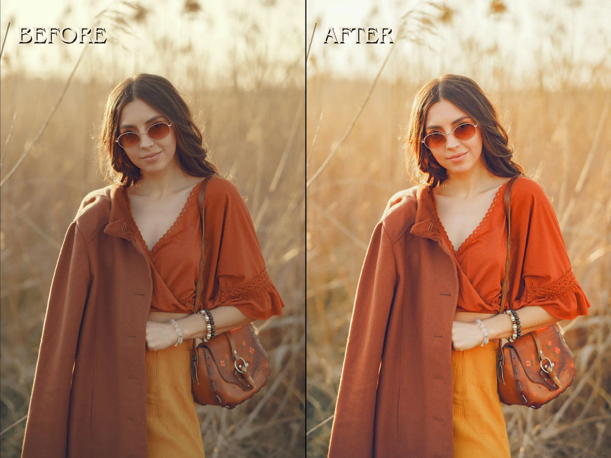 10 NATURAL Lightroom Presets (Mobile & Desktop)