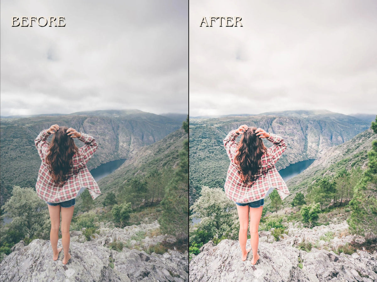 10 NATURAL Lightroom Presets (Mobile & Desktop)