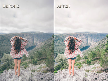 10 NATURAL Lightroom Presets (Mobile & Desktop)