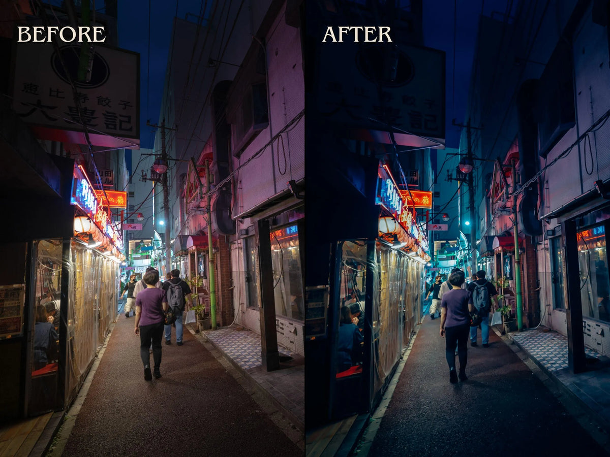 20+ NIGHT Lightroom Presets (Mobile & Desktop)