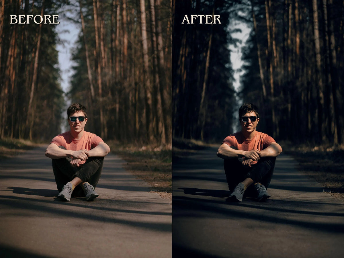60+ DARK Lightroom Presets (Mobile & Desktop)
