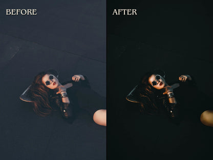 60+ DARK Lightroom Presets (Mobile & Desktop)
