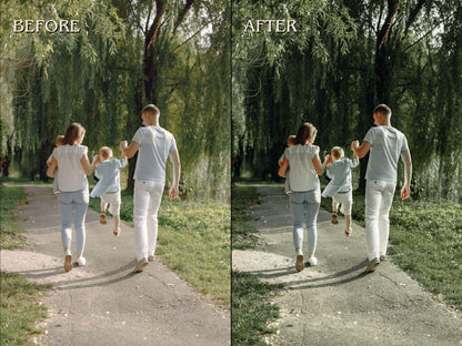 30+ GREEN Lightroom Presets (Mobile & Desktop)