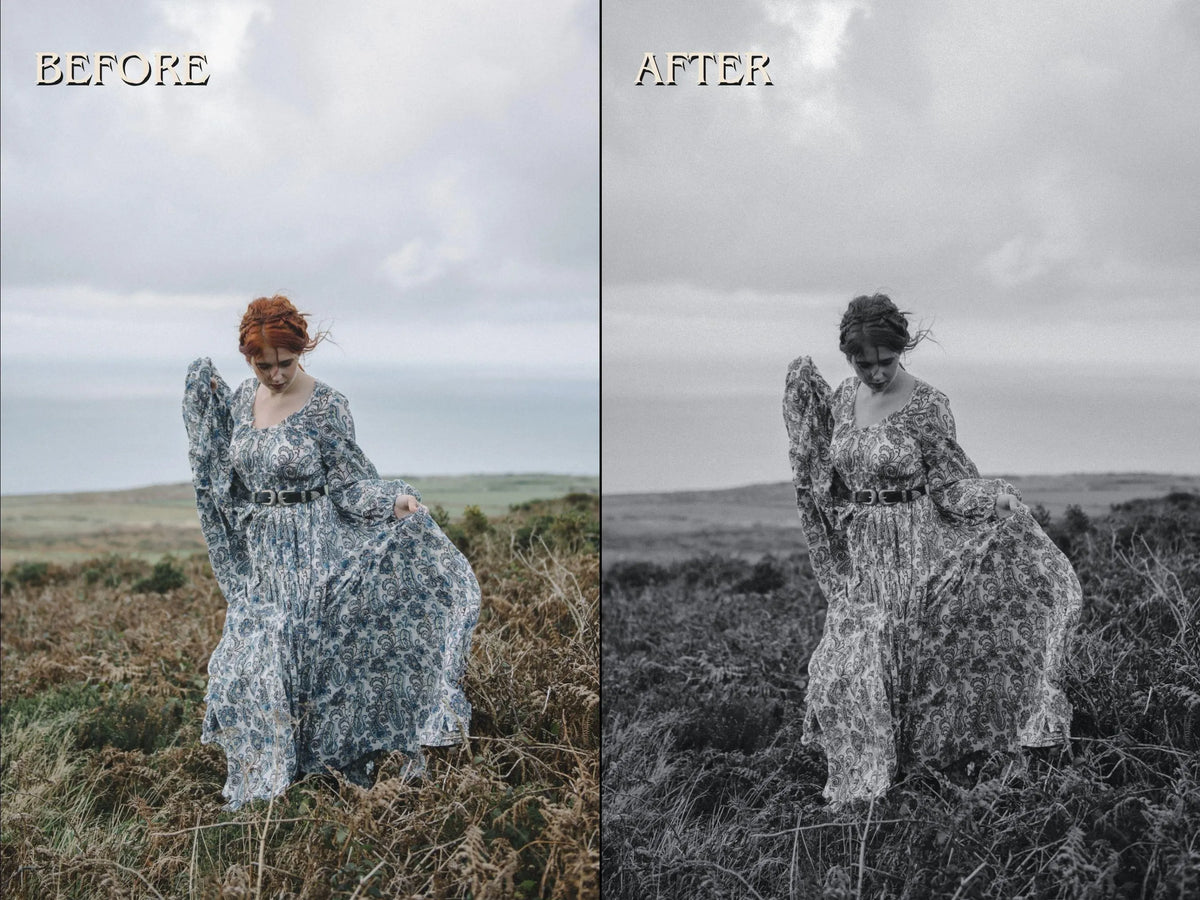 40+ BLACK&WHITE Lightroom Presets (Mobile & Desktop)