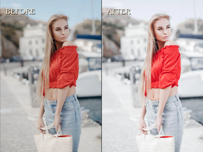 30+ WHITE Lightroom Presets (Mobile & Desktop)