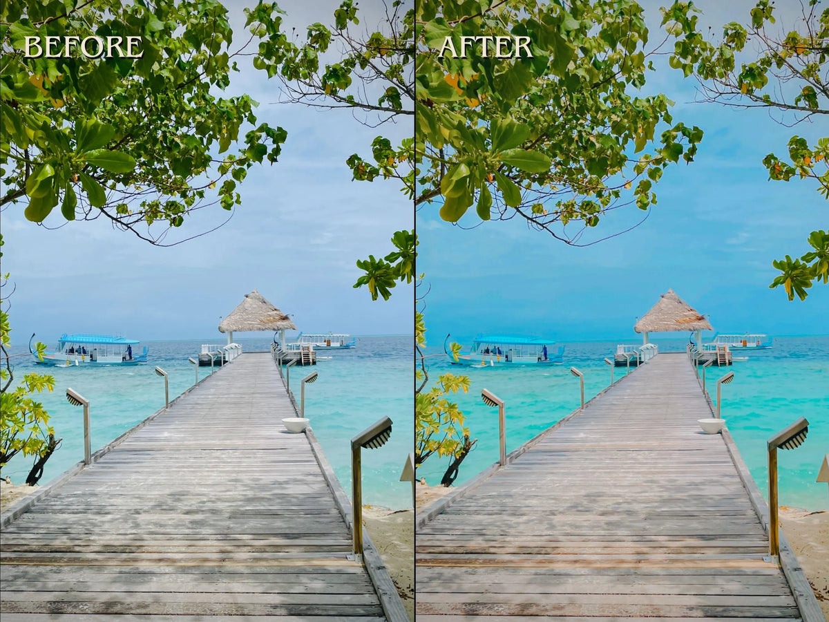 30+ BEACHY Lightroom Presets (Mobile & Desktop
