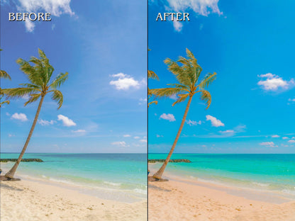 30+ BEACHY Lightroom Presets (Mobile & Desktop