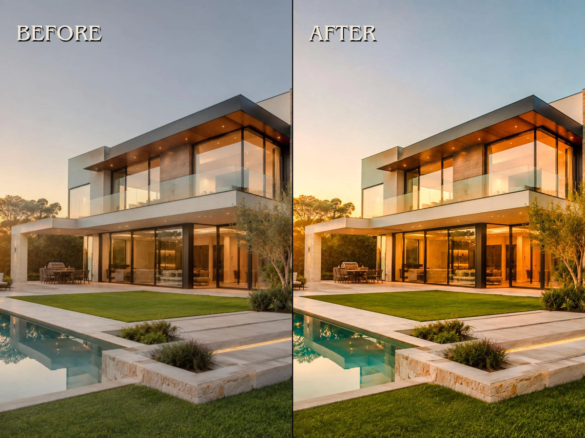 30+ REAL ESTATE Lightroom Presets (Mobile & Desktop)