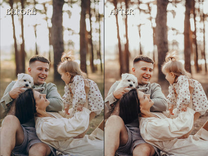 30+ FAMILY Lightroom Presets (Mobile & Desktop)