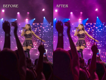 30+ CONCERT Lightroom Presets (Mobile & Desktop)