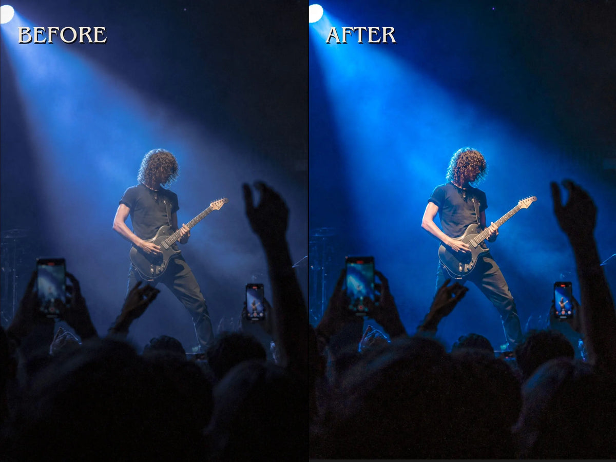 30+ CONCERT Lightroom Presets (Mobile & Desktop)