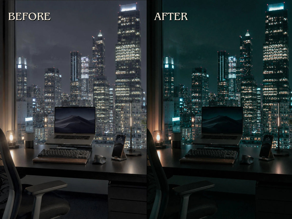 30+ CYBERPUNK Lightroom Presets (Mobile & Desktop)