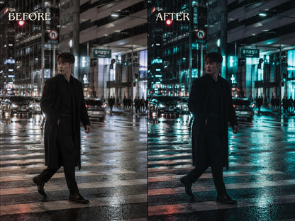 30+ CYBERPUNK Lightroom Presets (Mobile & Desktop)