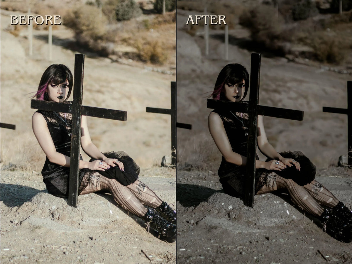 30+ GOTHIC Lightroom Presets (Mobile & Desktop)