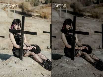 30+ GOTHIC Lightroom Presets (Mobile & Desktop)