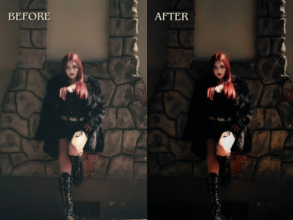 30+ GOTHIC Lightroom Presets (Mobile & Desktop)