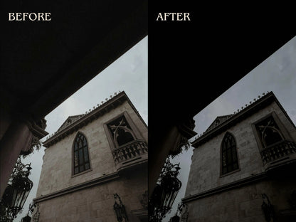 30+ GOTHIC Lightroom Presets (Mobile & Desktop)