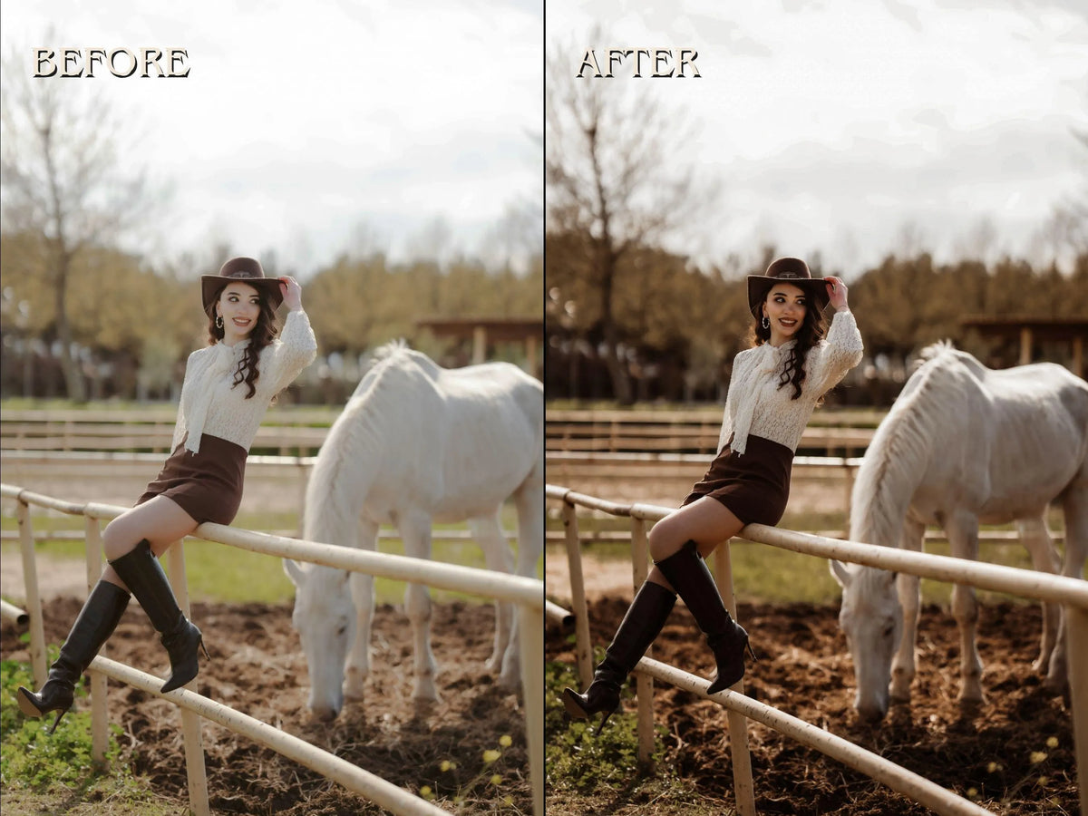 40+ WESTERN Lightroom Presets (Mobile & Desktop)