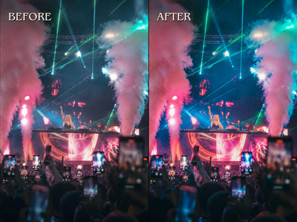 30+ CONCERT Lightroom Presets (Mobile & Desktop)