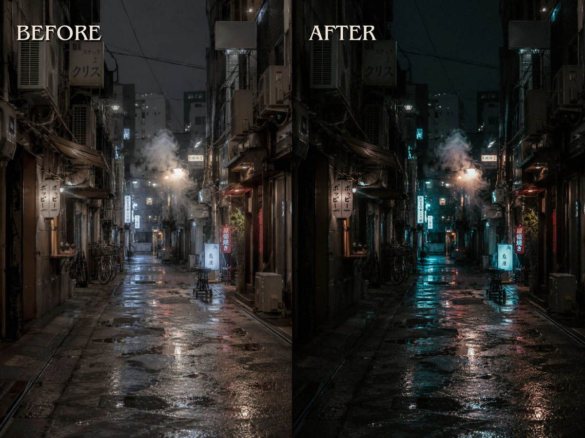 30+ CYBERPUNK Lightroom Presets (Mobile & Desktop)