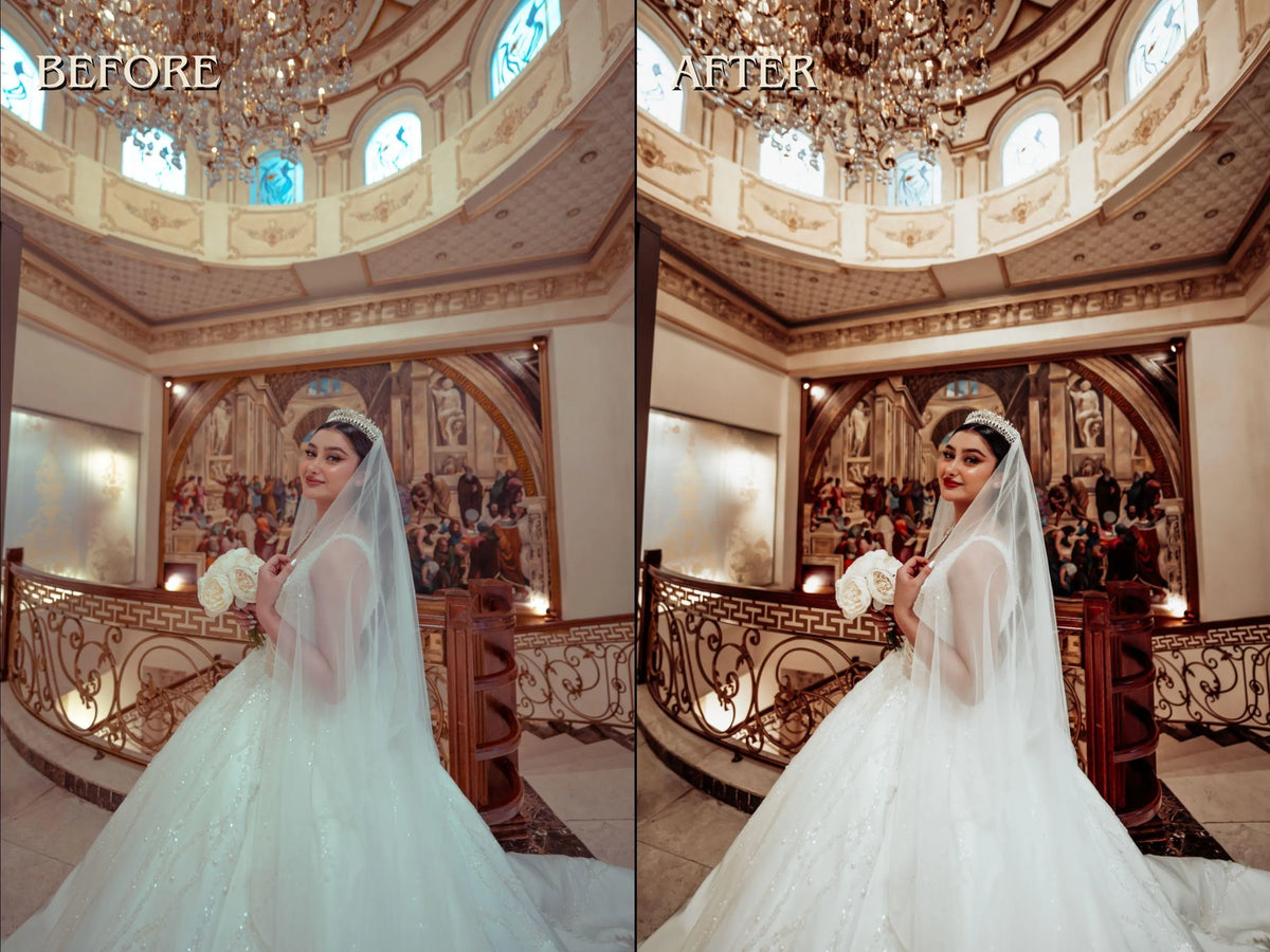 50+ LUXURY WEDDING Lightroom Presets (Mobile & Desktop)