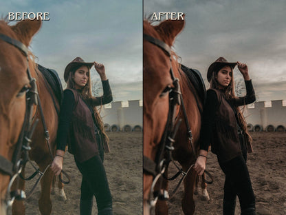 40+ WESTERN Lightroom Presets (Mobile & Desktop)