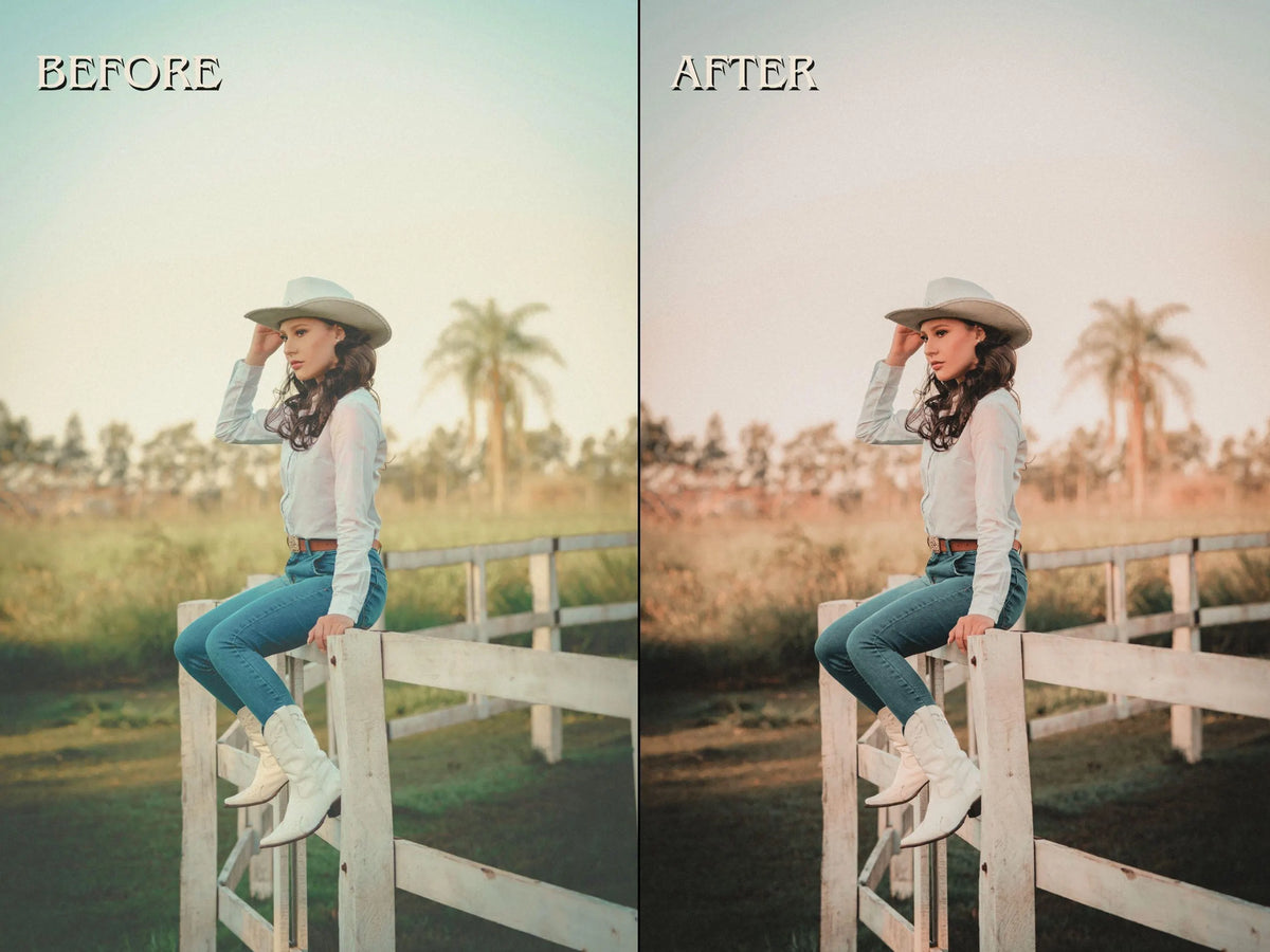 40+ WESTERN Lightroom Presets (Mobile & Desktop)