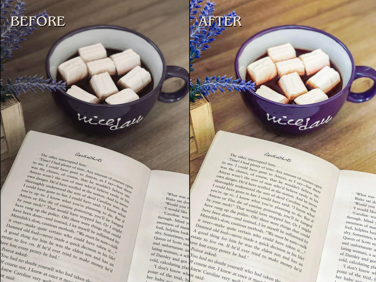 40+ BOOKSTAGRAM Lightroom Presets (Mobile & Desktop)