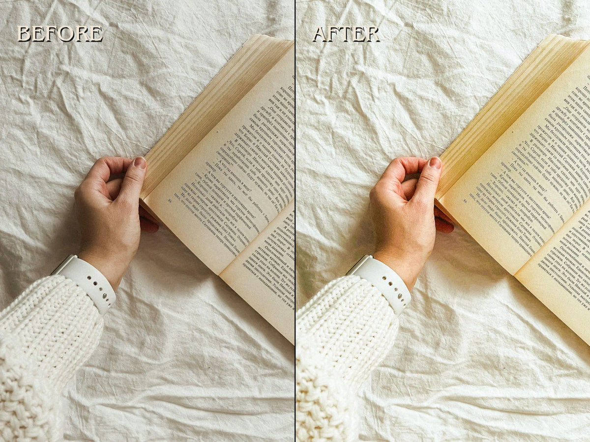 40+ BOOKSTAGRAM Lightroom Presets (Mobile & Desktop)