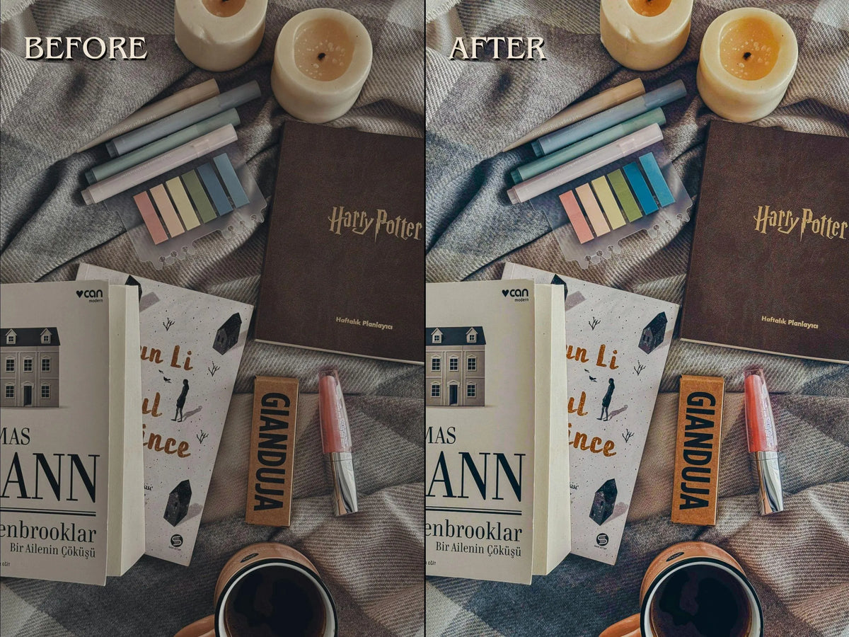 40+ BOOKSTAGRAM Lightroom Presets (Mobile & Desktop)