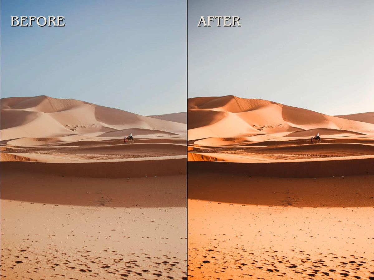 30+ DESERT Lightroom Presets (Mobile & Desktop)