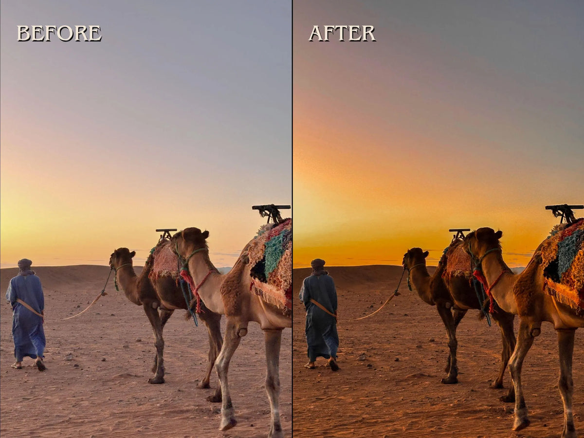 30+ DESERT Lightroom Presets (Mobile & Desktop)