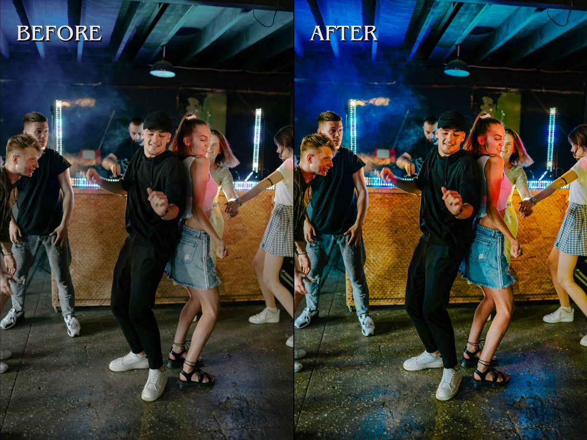 20+ PARTY Lightroom Presets (Mobile & Desktop)
