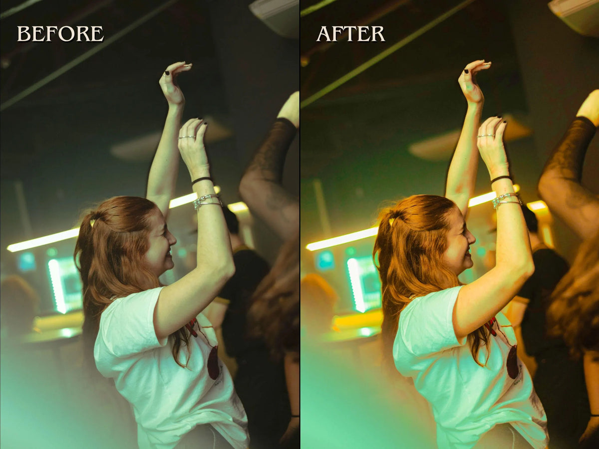 20+ PARTY Lightroom Presets (Mobile & Desktop)