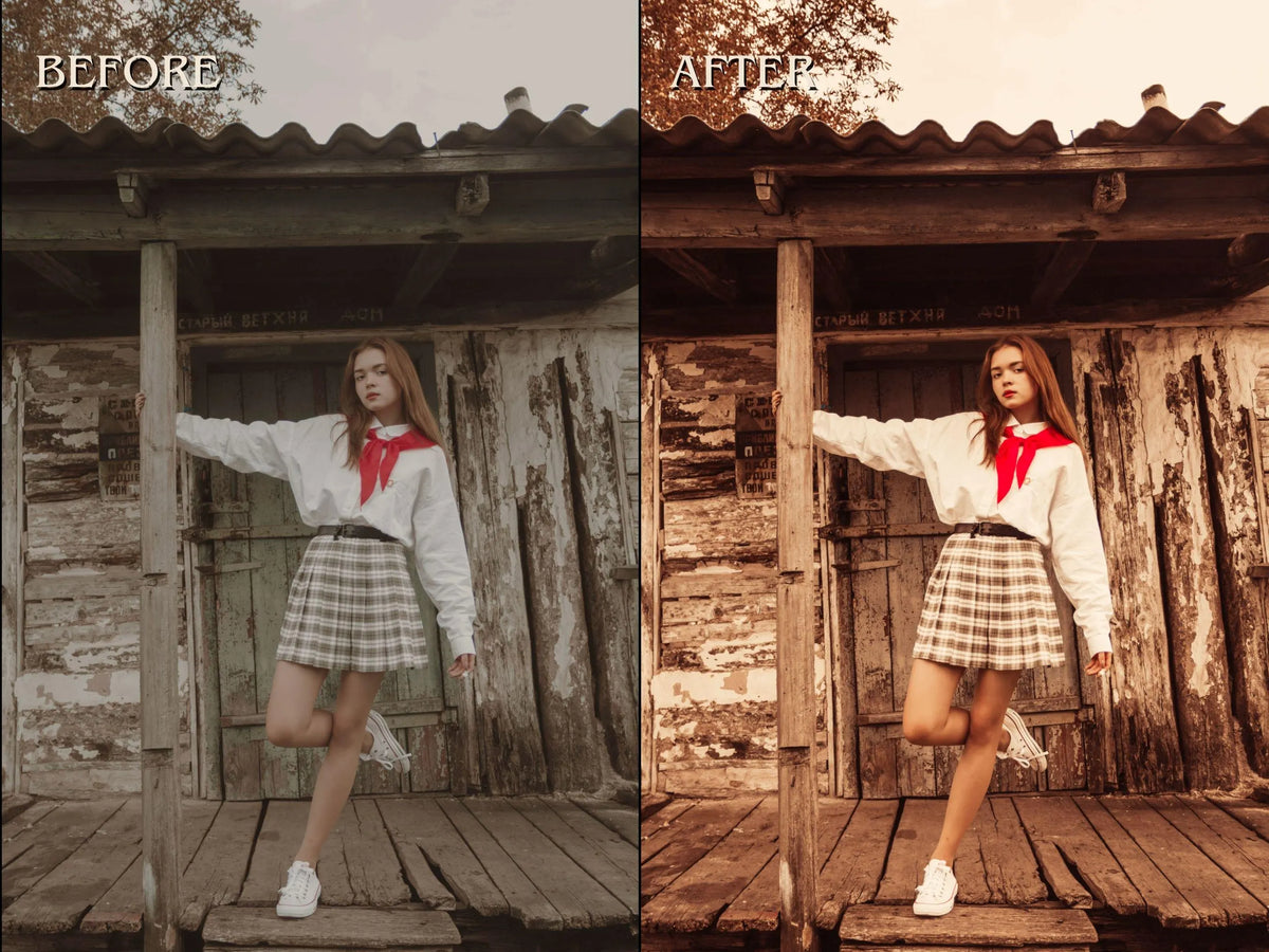 50+ RUSTIC Lightroom Presets (Mobile & Desktop)