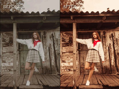 50+ RUSTIC Lightroom Presets (Mobile & Desktop)