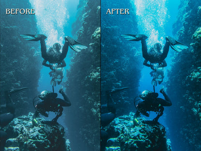 40+ DIVING Lightroom Presets (Mobile & Desktop)