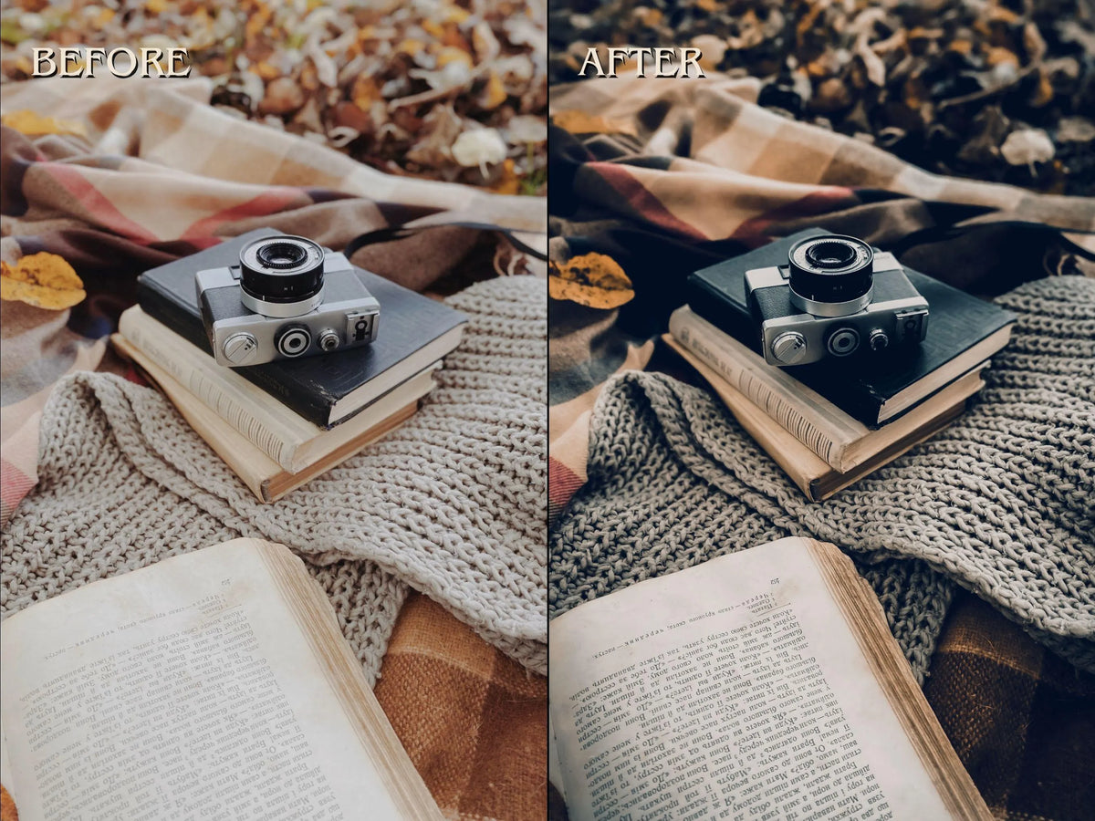 40+ DARK BOOKSTAGRAM Lightroom Presets (Mobile & Desktop)