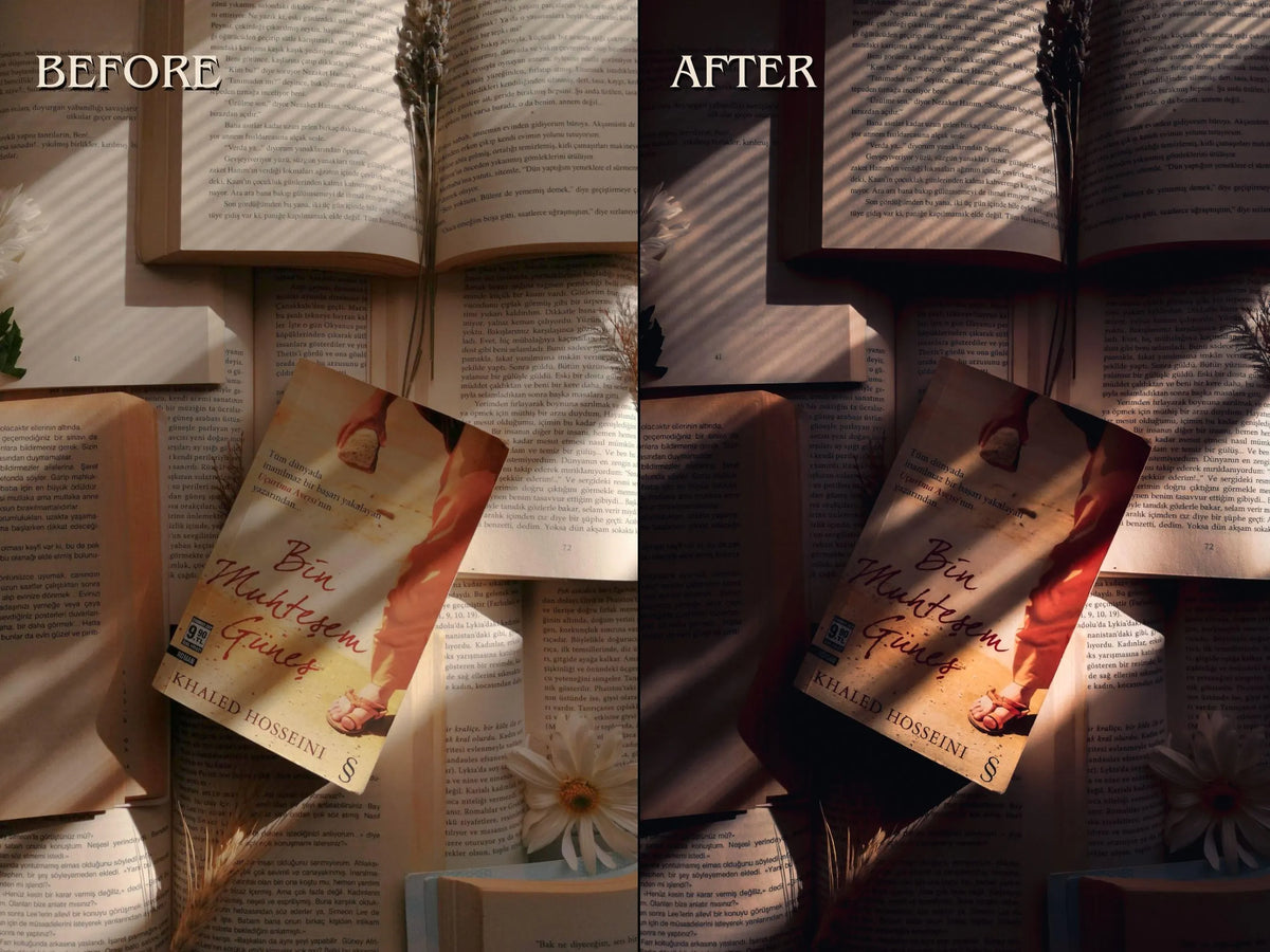 40+ DARK BOOKSTAGRAM Lightroom Presets (Mobile & Desktop)