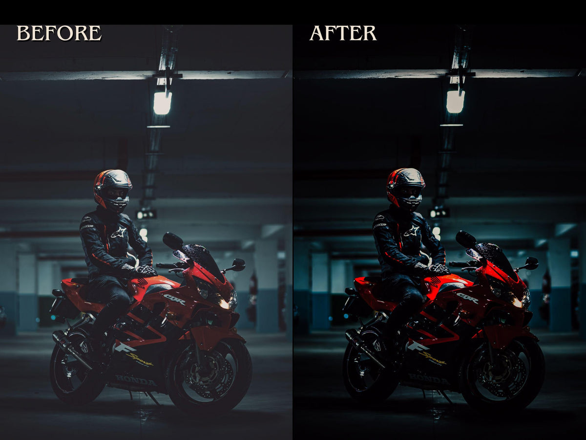 40+ BIKER Lightroom Presets (Mobile & Desktop)
