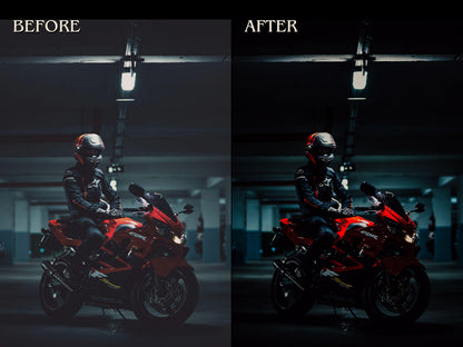 40+ BIKER Lightroom Presets (Mobile & Desktop)