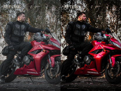 40+ BIKER Lightroom Presets (Mobile & Desktop)