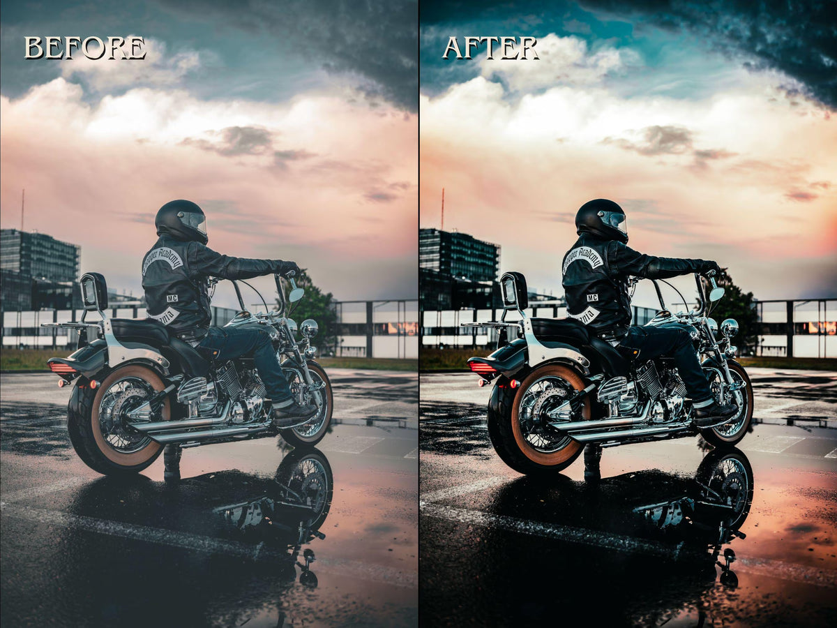 40+ BIKER Lightroom Presets (Mobile & Desktop)